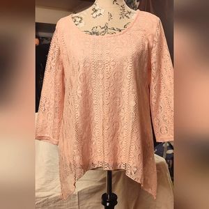 Almost famous long sleeve lacey top